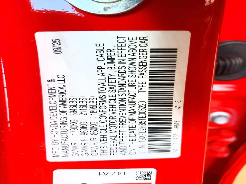 2026 HONDA CIVIC SPORT  