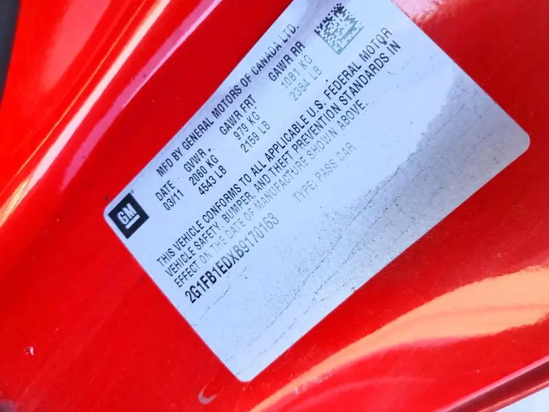 2011 CHEVROLET CAMARO LT  