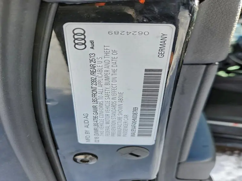 2017 AUDI A4 PREMIUM PLUS  