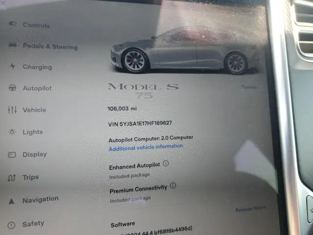 2017 TESLA MODEL S