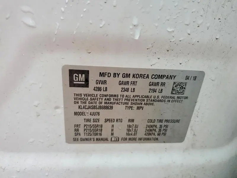 2018 BUICK ENCORE PREFERRED  