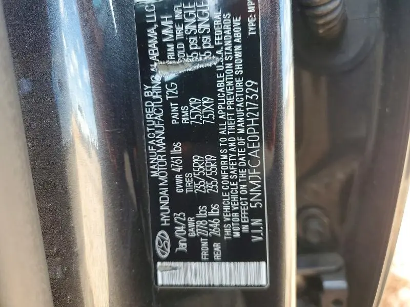 2023 HYUNDAI TUCSON SEL  