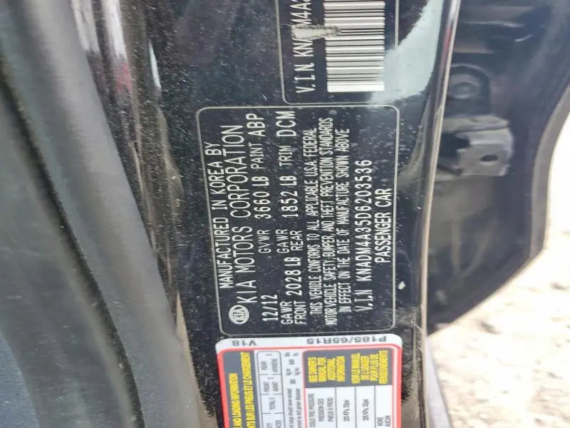 2013 KIA RIO LX  