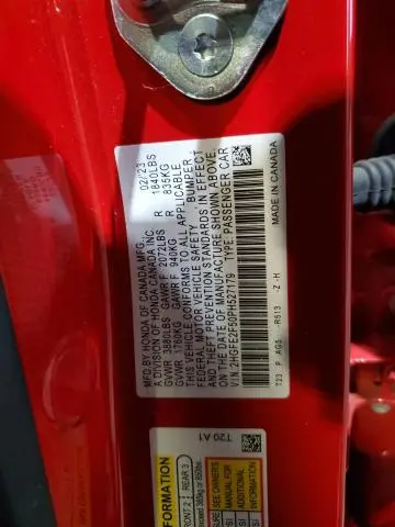 2023 HONDA CIVIC SPORT