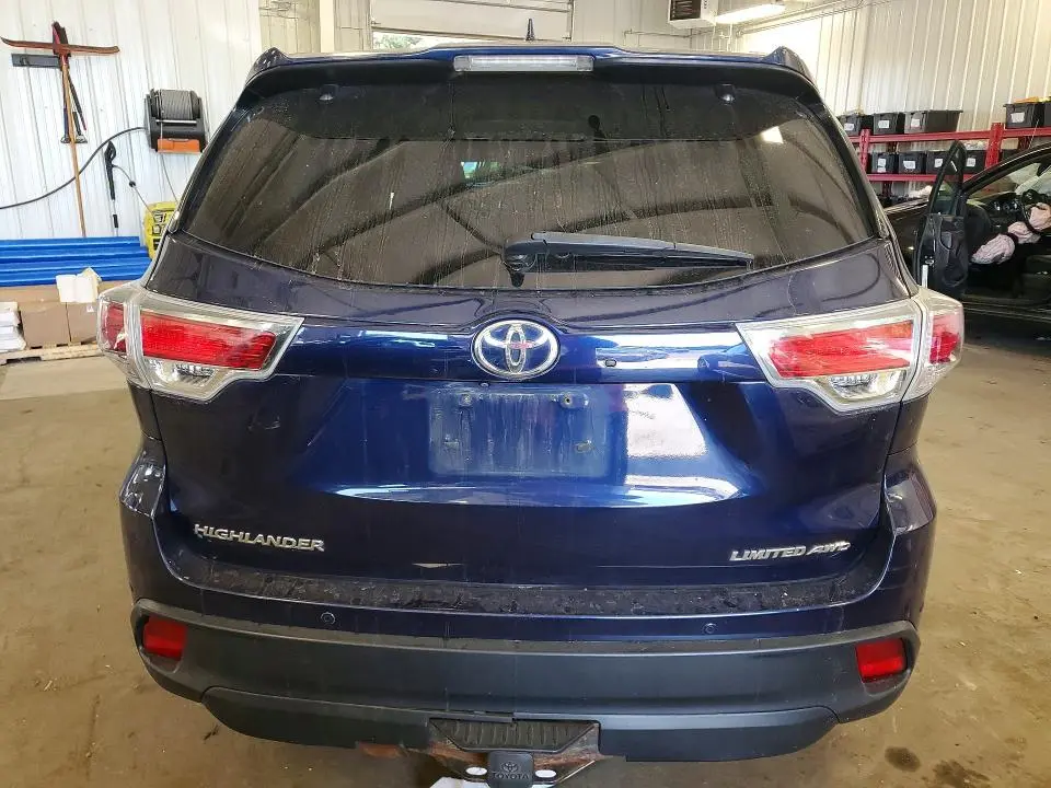 2016 TOYOTA HIGHLANDER LIMITED PLATINUM  