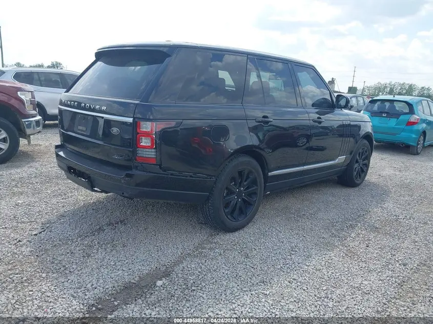 2015 LAND ROVER RANGE ROVER 3.0L V6 SUPERCHARGED HSE