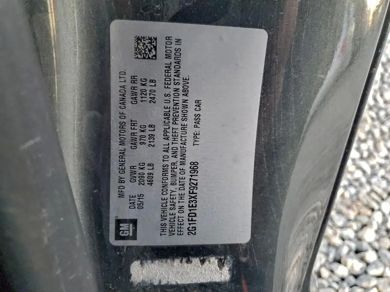 2015 CHEVROLET CAMARO LT  