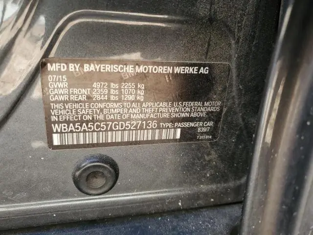 2016 BMW 528 I  