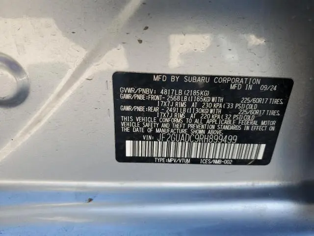 2024 SUBARU CROSSTREK PREMIUM  