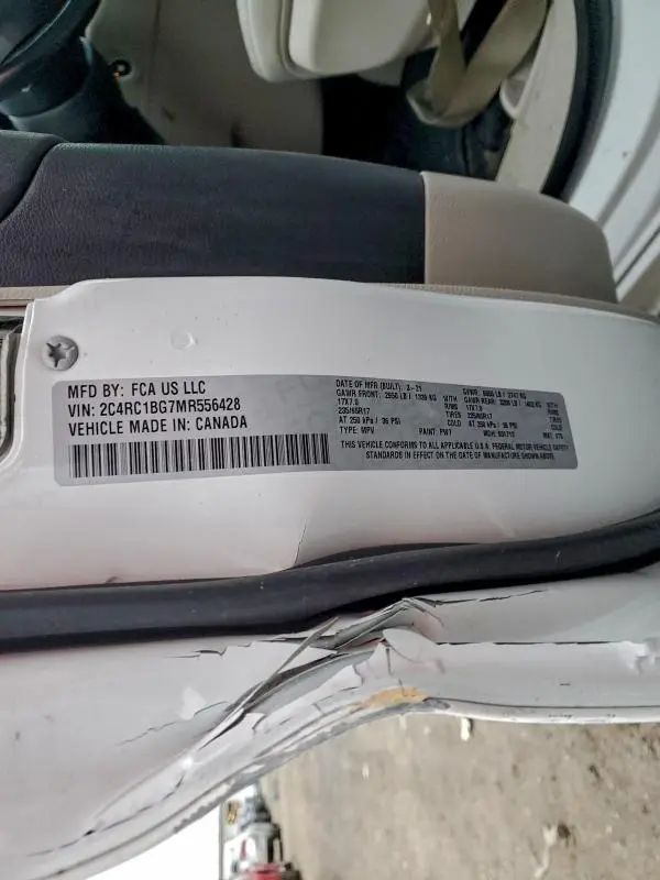 2021 CHRYSLER PACIFICA TOURING L  