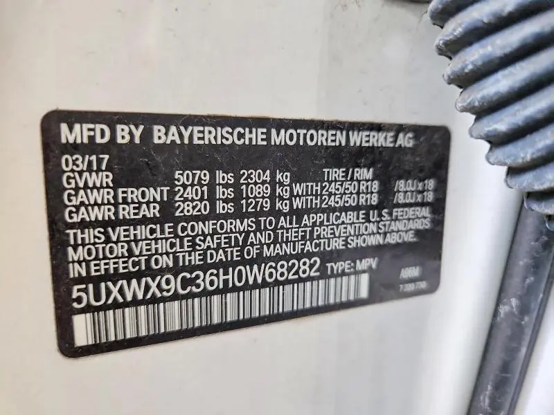 2017 BMW X3 XDRIVE28I  