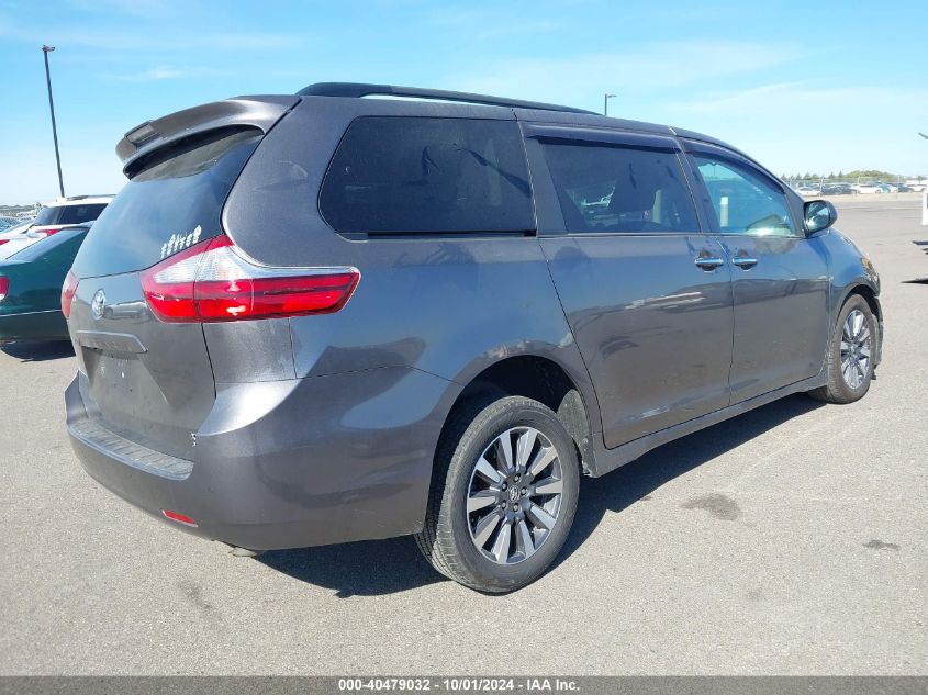 2019 TOYOTA SIENNA XLE 7 PASSENGER