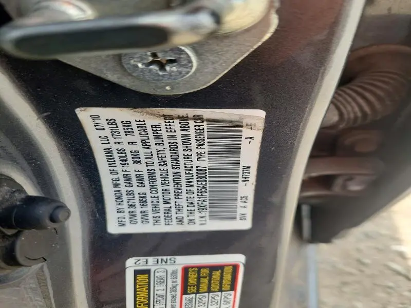 2010 HONDA CIVIC LX-S  