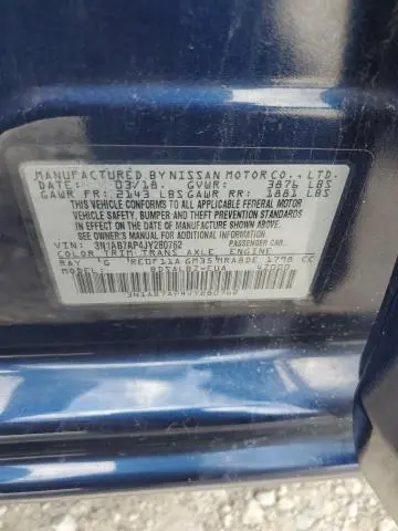 2018 NISSAN SENTRA S  