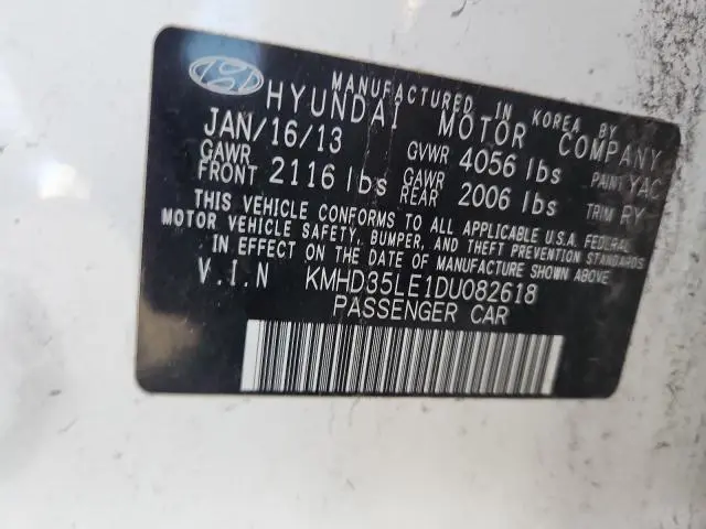 2013 HYUNDAI ELANTRA GT   