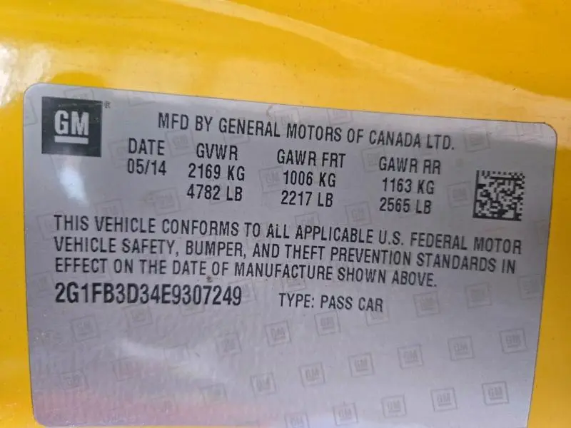 2014 CHEVROLET CAMARO LT  