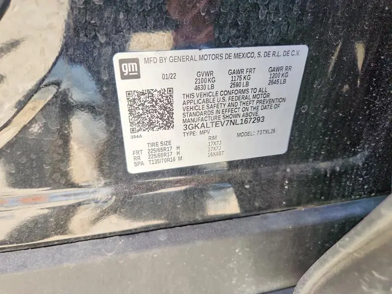 2022 GMC TERRAIN SLE  