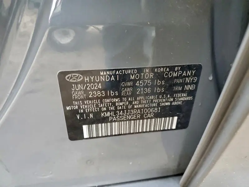 2024 HYUNDAI SONATA HYBRID  