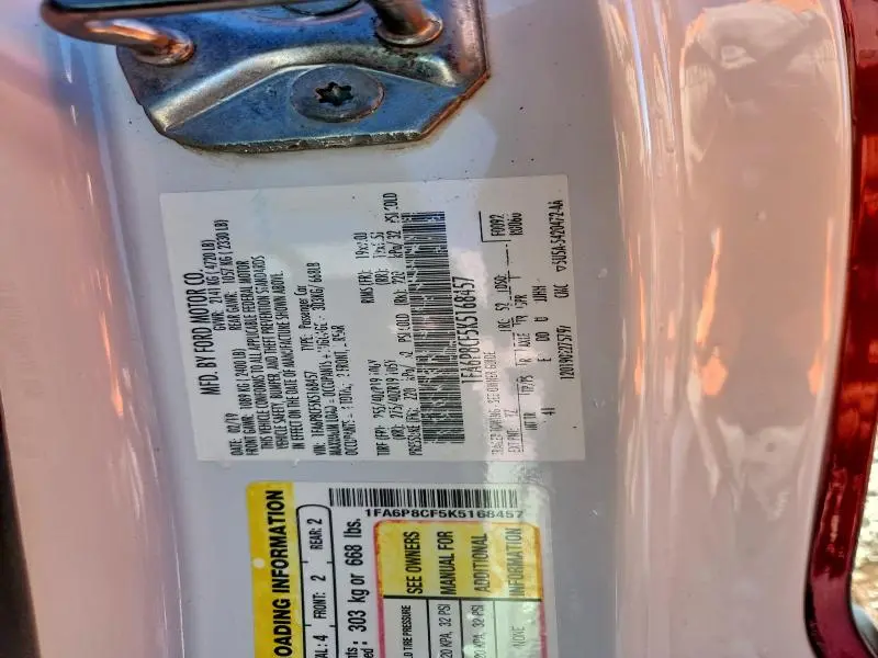 2019 FORD MUSTANG GT  