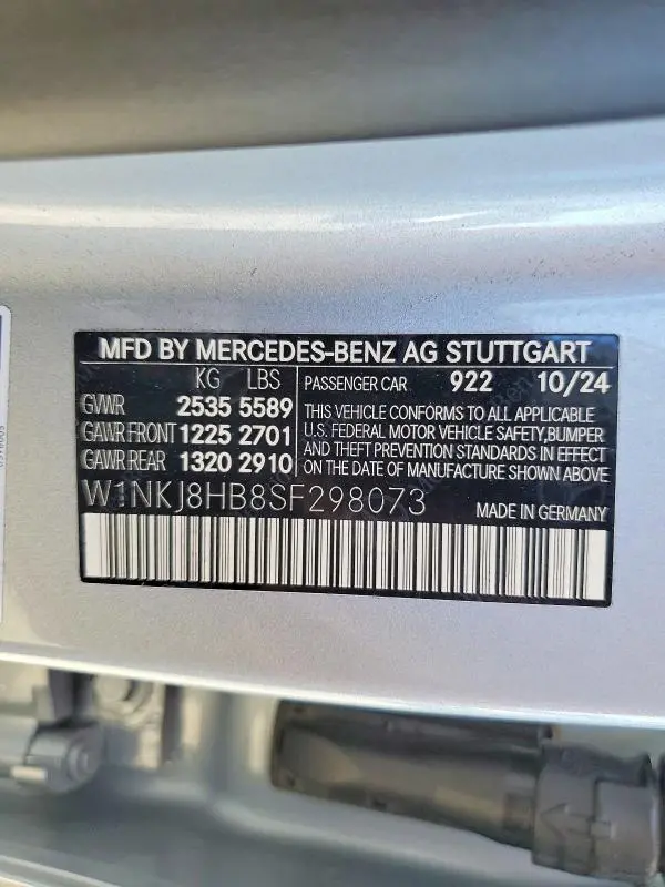 2025 MERCEDES-BENZ GLC COUPE 43 4MATIC AMG  