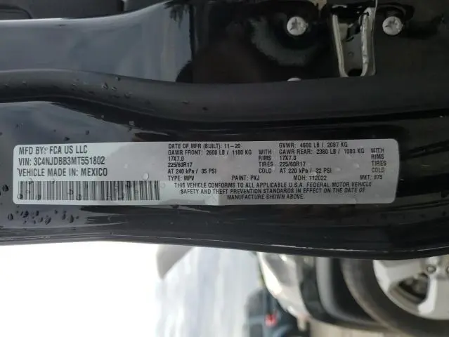 2021 JEEP COMPASS LATITUDE  