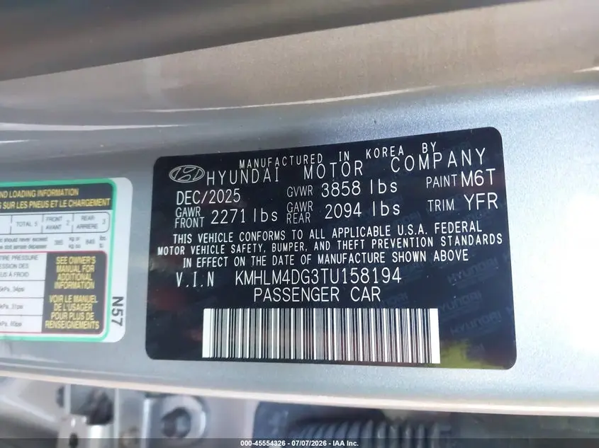 2026 HYUNDAI ELANTRA SEL SPORT