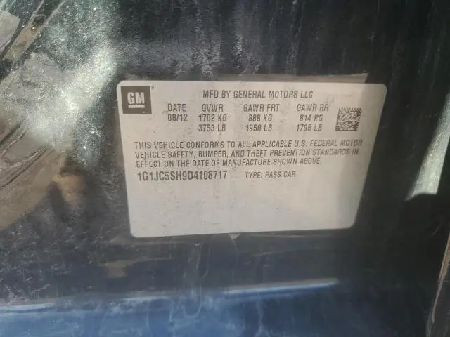 2013 CHEVROLET SONIC LT  