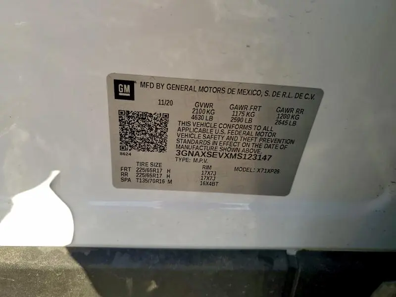 2021 CHEVROLET EQUINOX LS  