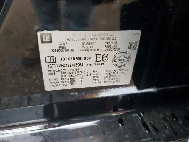 2014 GMC SIERRA K1500 SLT  