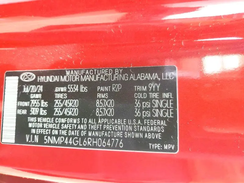 2024 HYUNDAI SANTA FE LIMITED  