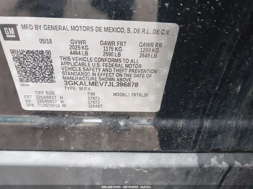 2018 GMC TERRAIN SLE