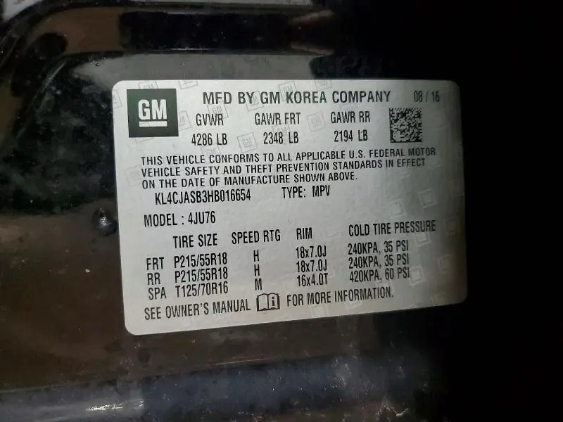2017 BUICK ENCORE PREFERRED  