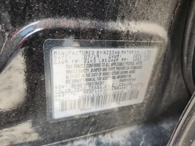 2019 NISSAN SENTRA S  