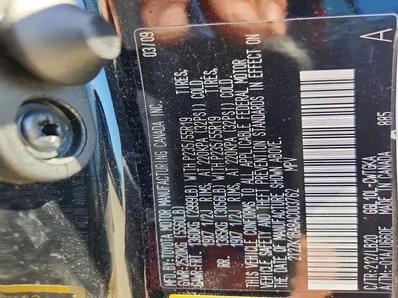 2010 LEXUS RX 350 BASE  