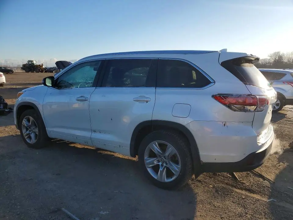 2016 TOYOTA HIGHLANDER LIMITED PLATINUM  