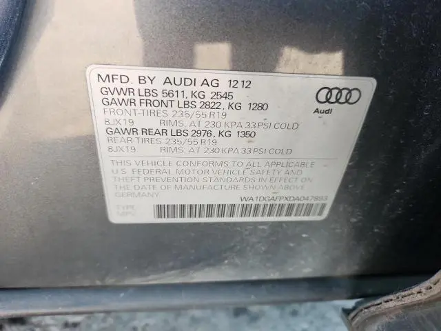 2013 AUDI Q5 PREMIUM PLUS