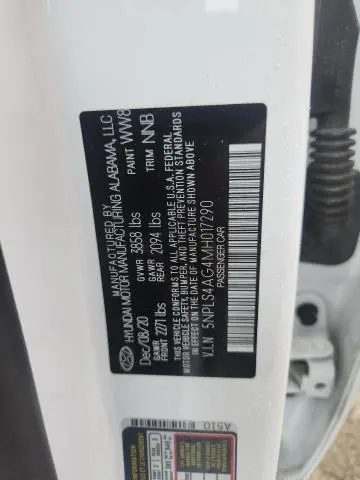 2021 HYUNDAI ELANTRA SEL  
