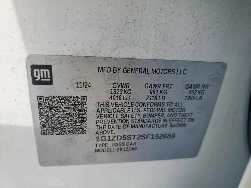 2025 CHEVROLET MALIBU LT  