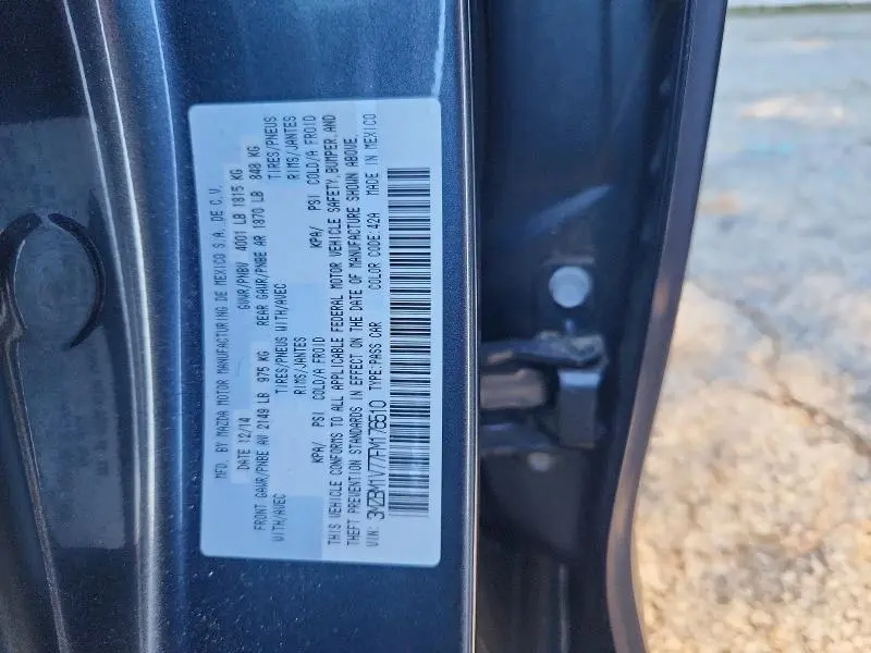 2015 MAZDA 3 TOURING  