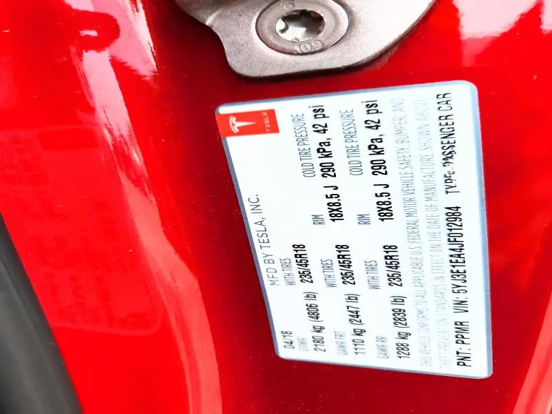 2018 TESLA MODEL 3   