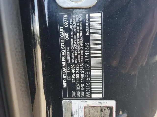 2016 MERCEDES-BENZ E 400  