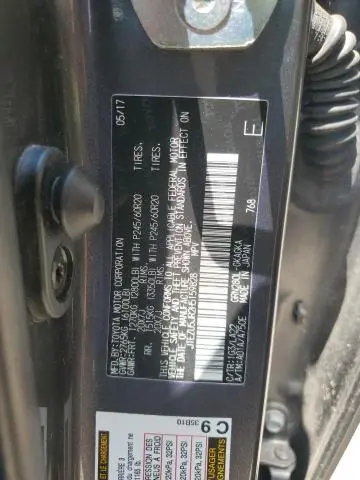2017 TOYOTA 4RUNNER SR5  