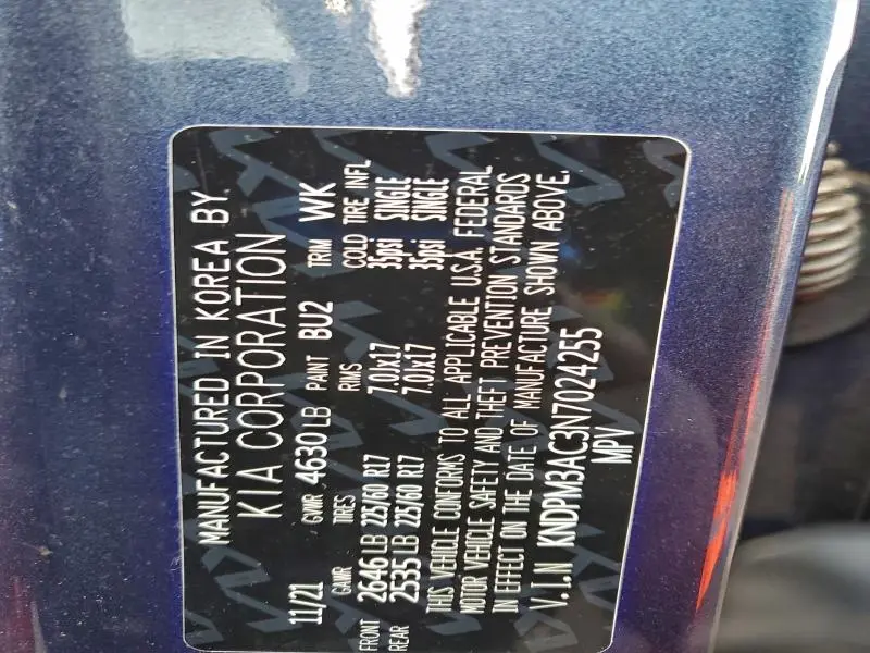 2022 KIA SPORTAGE LX  