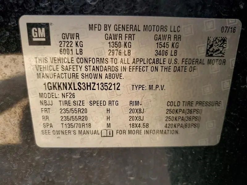 2017 GMC ACADIA DENALI  