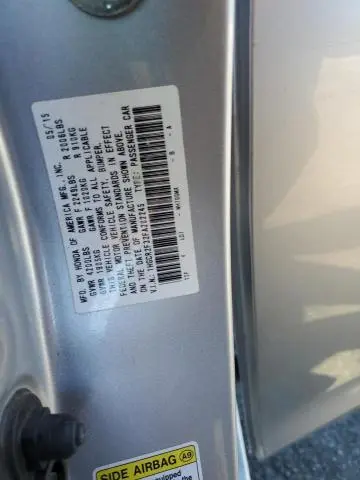 2015 HONDA ACCORD LX  