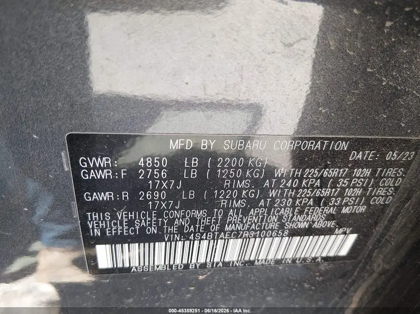 2024 SUBARU OUTBACK PREMIUM