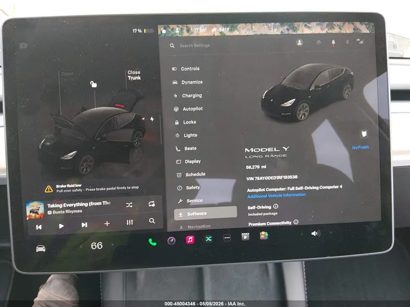 2024 TESLA MODEL Y LONG RANGE SINGLE MOTOR REAR-WHEEL DRIVE/RWD