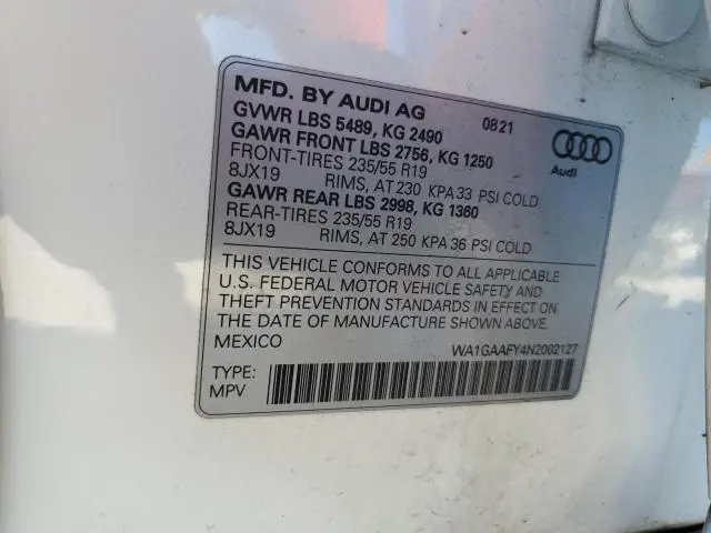 2022 AUDI Q5 PREMIUM 45  