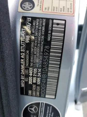 2013 MERCEDES-BENZ C 250  