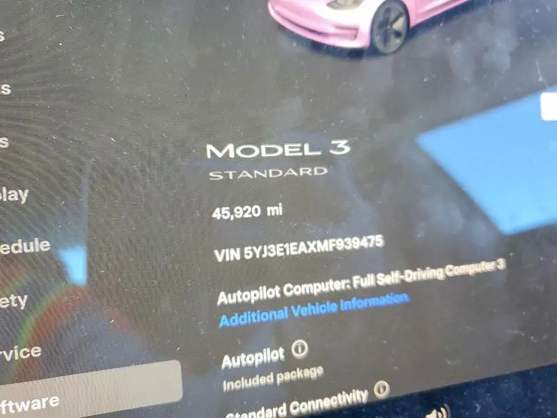 2021 TESLA MODEL 3   